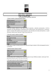 Report quantitativo - Museo Diffuso della Resistenza