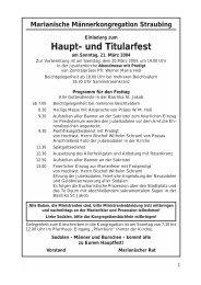 Haupt- und Titularfest - MMC Straubing