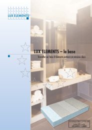 LUX ELEMENTS – la base - Rosco