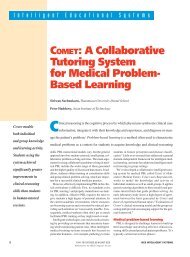 COMET: A Collaborative Tutoring System for Medical ... - UNU-IIST