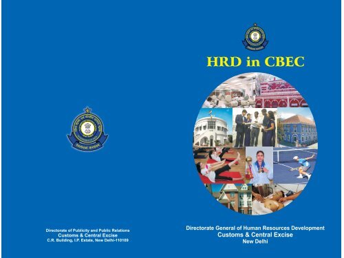DGHRD in CBEC - DG HRD CBEC