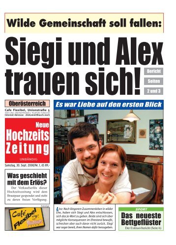 Hochzeits Zeitung