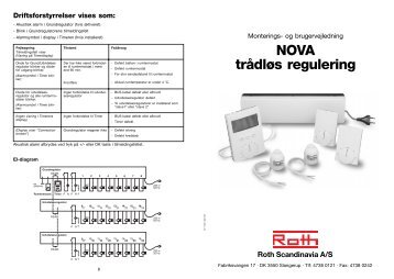 NOVA trÃ¥dlÃ¸s regulering - Roth