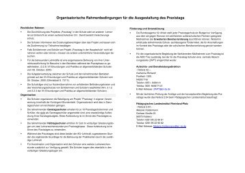 Handout - Praxistag