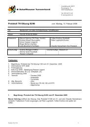 Protokoll TK-Sitzung 02/06