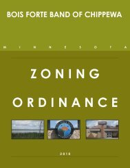 ZONING ORDINANCE - Bois Forte Reservation