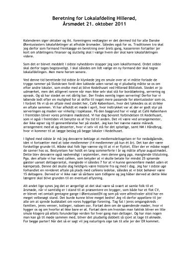 Årsmøde_ 2011_beretning - Danske Ølentusiaster