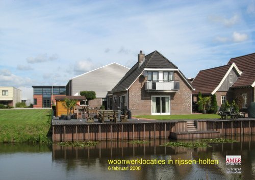 notitie woonwerklocaties - Gemeente Rijssen-Holten