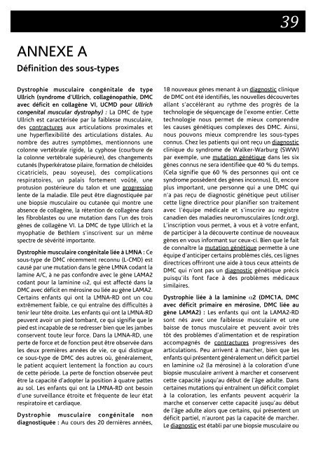 Prise en charge et suivi des dystrophies musculaires ... - Cure CMD