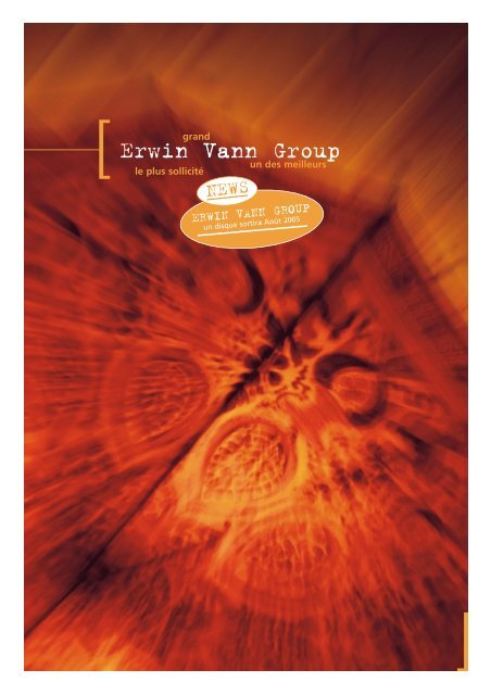 Erwin Vann Group - Wallonie-Bruxelles Musiques
