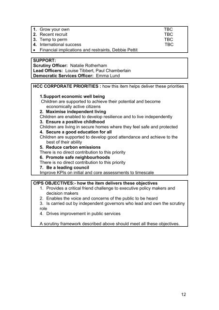 Recruitment and Retention of Qualified Social Workers