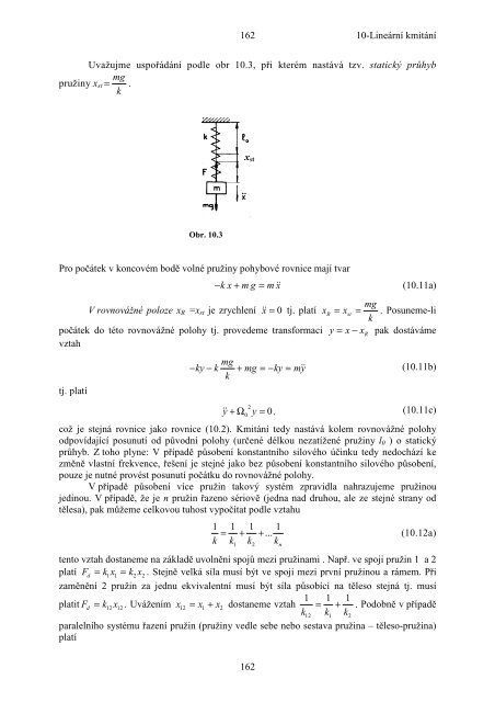 10 Dynamika -Linearni Kmity