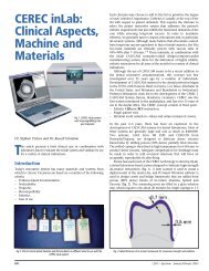CEREC inLab: Clinical Aspects, Machine and Materials - Dentropolis