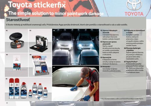 Katalog príslušenstva Aygo - Toyota