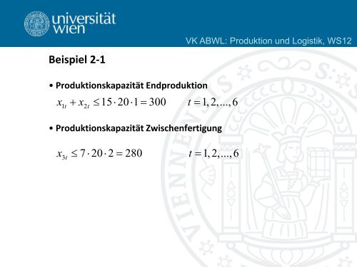 Kapitel 2 - Lehrstuhl für Produktion und Logistik