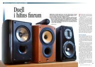 SÃ¤rtryck ur Ljud & Bild nummer 9 2008 T E S T - Dans TV & HiFi ...