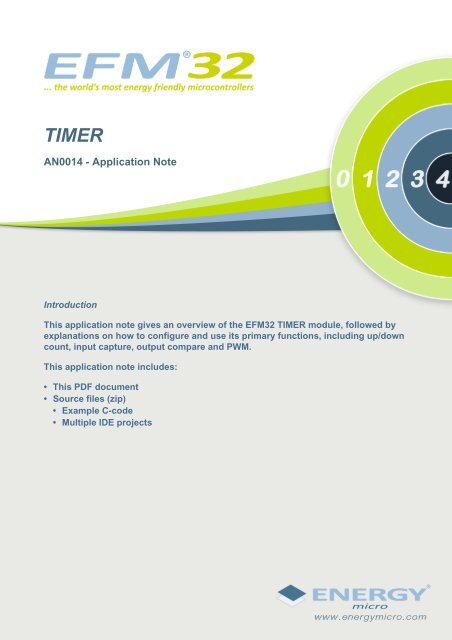 TIMER - AN0014 - Application Note - Energy Micro