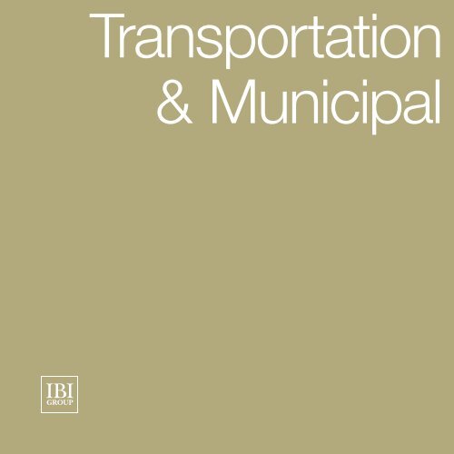 Transportation & Municipal - IBI Group