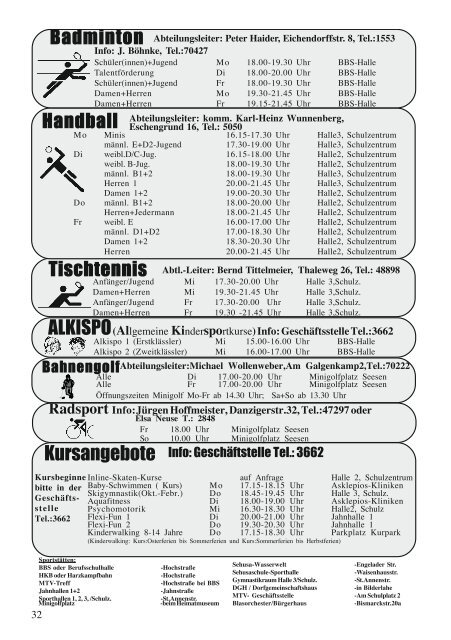 Echo Nr.120 - MTV Seesen