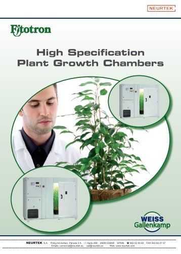 High Specification Plant Growth Chambers - Neurtek