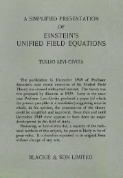 EINSTEIN'S UNIFIED FIELD EQUATIONS - Sunrise