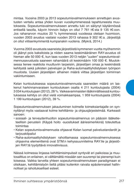 Sopeutumisvalmennus_suomalaisen kuntoutuksen oivallus_RAY2014