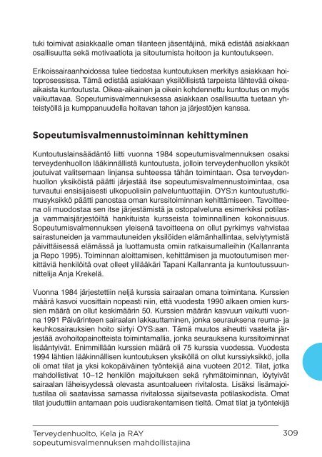 Sopeutumisvalmennus_suomalaisen kuntoutuksen oivallus_RAY2014