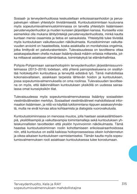 Sopeutumisvalmennus_suomalaisen kuntoutuksen oivallus_RAY2014