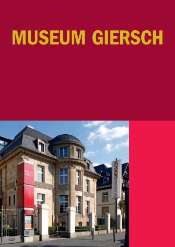 Broschüre herunterladen - Museum Giersch