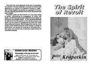 The Spirit of Revolt P Kropotkin - Zabalaza Books