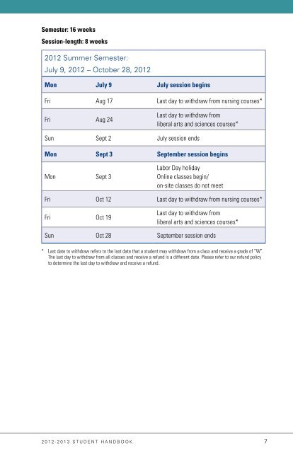 Student Handbook - Chamberlain