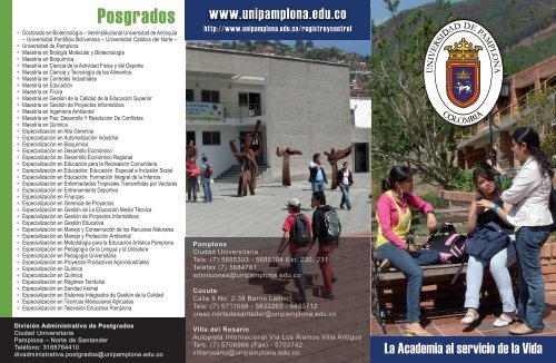 Posgrados - Universidad de Pamplona