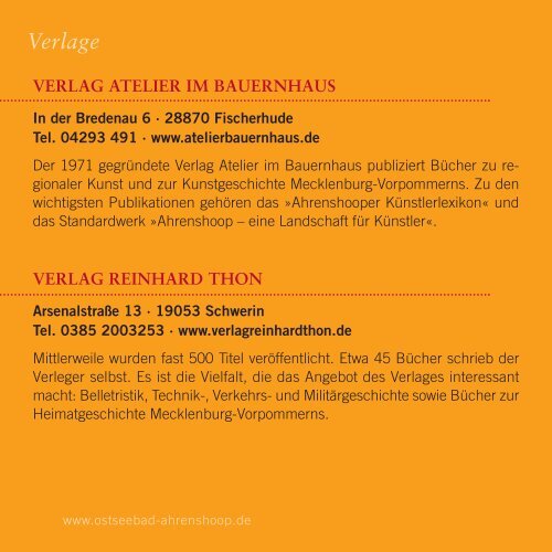 Programm 12. Ahrenshooper Literaturtage 2013 - Redaktion "Das ...