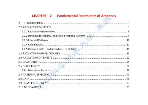 CHAPTER 2 Fundamental Parameters of Antennas