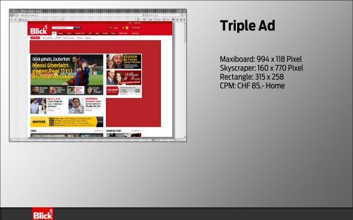 Blick.ch Display Werbung - Go4media