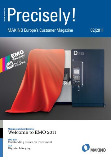 Precisely! (PDF 1,4 MB) - Makino Europe