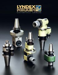 Lyndex-Nikken High Speed Ultra-Lock Milling Chucks HSK100A-C1.1//4-115G