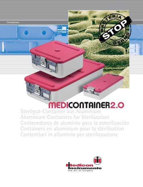Sterilgut-Container aus Aluminium Aluminium Containers for ...