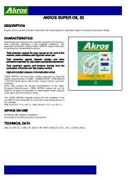 AKROS SUPER OIL 30