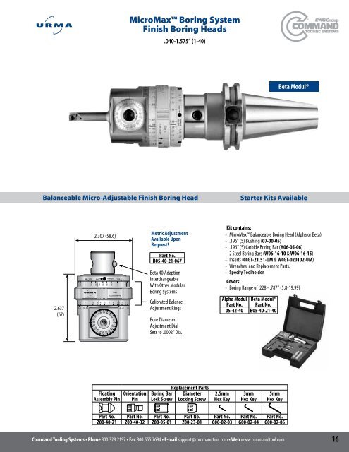 Urma - Command Tooling Systems