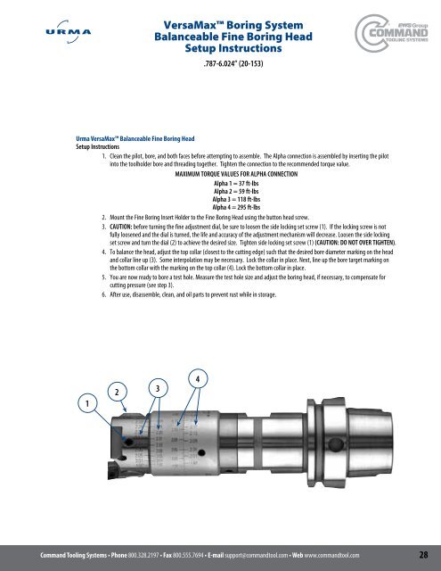 Urma - Command Tooling Systems