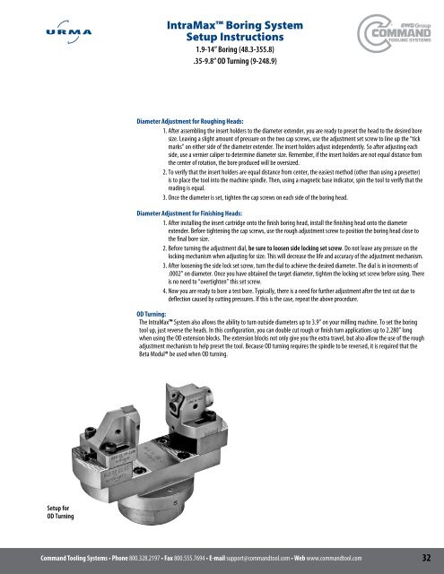 Urma - Command Tooling Systems