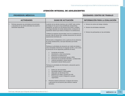 Guia de Actuacion Medico UNAP - Ministerio de Salud Pública