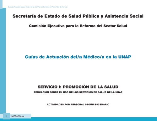 Guia de Actuacion Medico UNAP - Ministerio de Salud Pública