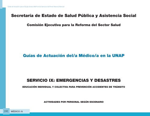 Guia de Actuacion Medico UNAP - Ministerio de Salud Pública