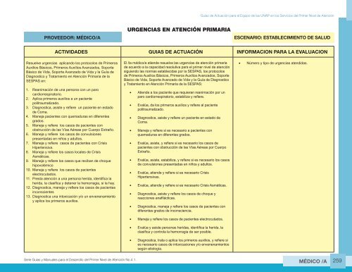 Guia de Actuacion Medico UNAP - Ministerio de Salud Pública