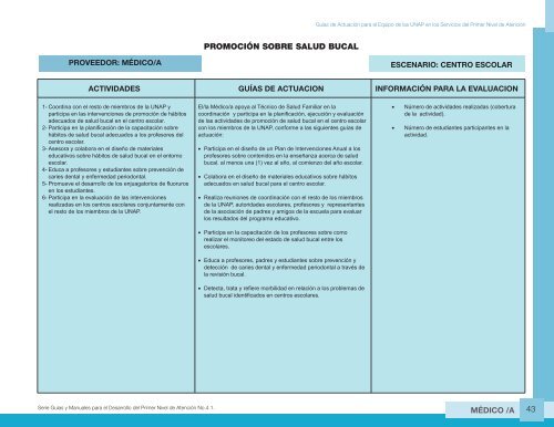 Guia de Actuacion Medico UNAP - Ministerio de Salud Pública