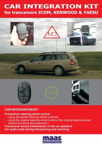 CAR INTEGRATION KIT Transceiver steering wheel control - Maas