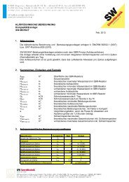 KLÃRTECHNISCHE BERECHNUNG KompaktklÃ¤ranlage SW ...