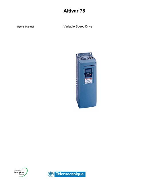 Altivar 78 - Schneider Electric
